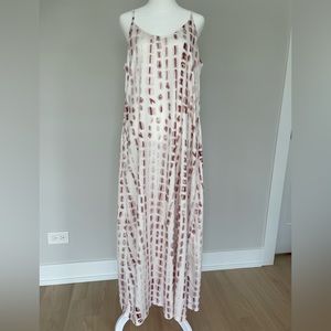 Tie Die Maxi Dress By Ours Fashion Soft Summer  Boho Beachy Women’s size XL